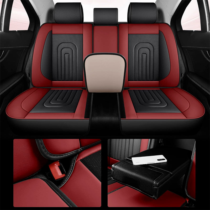 Capa Universal Completa Para Carro Izurus em Couro Legítimo e AirBag +BRINDES: 3 Tapetes Para Carro e Capa de Volante