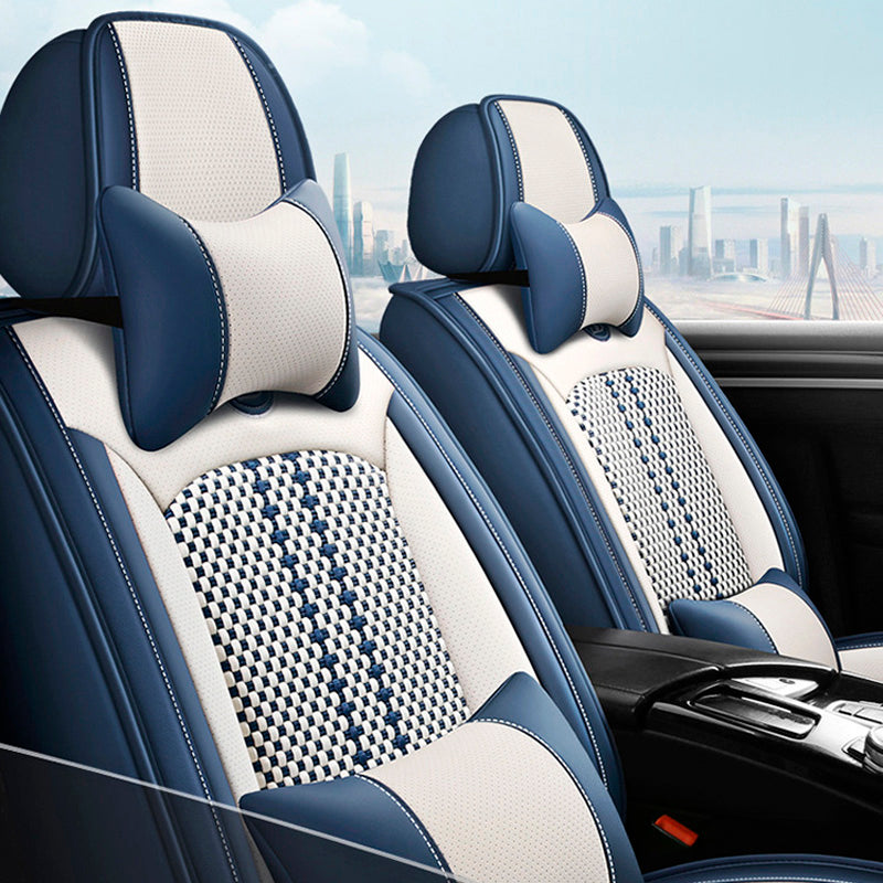 Capa Universal Completa Para Carro Evotek em Couro Legítimo e AirBag +BRINDES: 3 Tapetes Para Carro e Capa de Volante